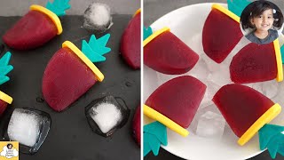 1 Min Fruit Popsicle for baby  Helpful in teething constipation hydration  Baby Popsicle 🍭🍭 [upl. by Yoho154]