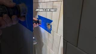 Openings for faucet construction tools diy woodworking satisfying work creepy snake tiktok [upl. by Dirrej913]