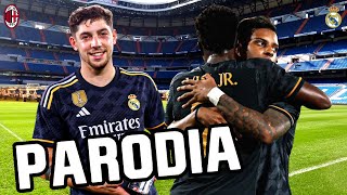 Canción Real Madrid vs AC Milan 32 Parodia Tokischa x Anuel AA x Ñengo Flow  Delincuente [upl. by Avlasor]