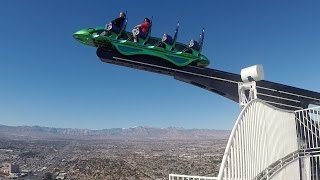 This Terrifying Roller Coaster Goes Off The Side Of A Building [upl. by Janessa230]