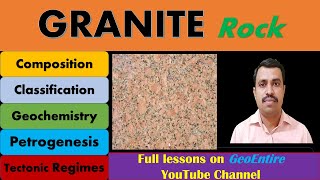 Granite Rock Composition  Classification  Geochemistry  Petrogenesis  Tectonic Regimes [upl. by Dee781]