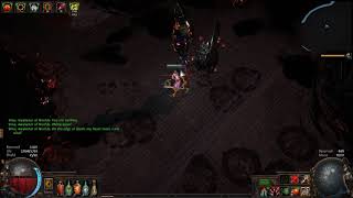 100m DPS lancing steel vs A9 sirus 314 ultimatum PoE league [upl. by Adamik]