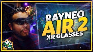 Rayneo Air 2 😎 A Wearable 120hz OLED thats AWESOME for gaming Unboxing and Overview [upl. by Anael709]