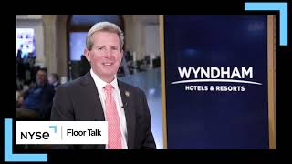 Wyndham Hotels amp Resorts CEO Geoff Ballotti joins NYSE Floor Talk [upl. by Pinsky]