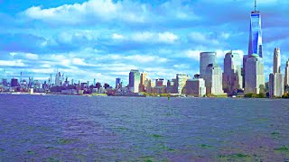 USS John BasiloneDDG 122 DESTROYER Sails into New York Harbor [upl. by Towroy852]