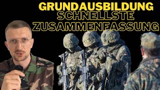 Grundausbildung Bundeswehr die schnellste Zusammenfassung [upl. by Amadis947]