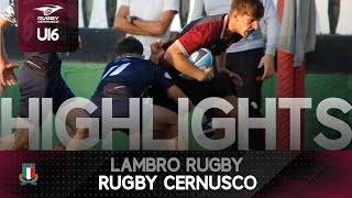 Lambro Rugby v Rugby Cernusco U16  05102024  Highlights [upl. by Nierman]