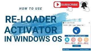 HOW TO USE RE LOADER ACTIVATOR IN WINDOWSdell hp electronic computerknowledge laptoplifestyle [upl. by Anura]