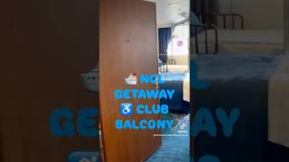 NORWEGIAN GETAWAY ACCESSIBLE CLUB BALCONY SUITE wheelchairtravel cruise [upl. by Erdua579]