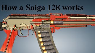 How a Saiga 12К030 works [upl. by Deborath]