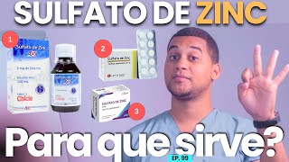 SULFATO DE ZINC PARA QUE SIRVE  3 COSAS [upl. by Vanzant813]