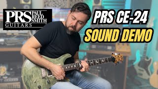 PRS CE24 USA  Sound Demo NO Talking  NO Hablado [upl. by Alleinnad]