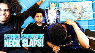 GENERAL KNOWLEDGE QUIZ FORFEITS NECK SLAPS [upl. by Esened]