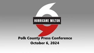 Hurricane Milton  Polk County Update  Sunday Evening October 6 2024 [upl. by Nnahaid724]