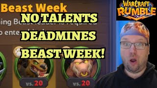 Deadmines Dungeon Guide  Beast Week  No Talents  Warcraft Rumble [upl. by Anahs]