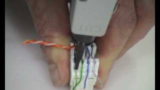 Category 6 UTP 180 degree Keystone Jack  How to Terminate [upl. by Toinette]