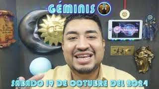 Horóscopo GÉMINIS Hoy Sábado 19 de Octubre 2024 ♊ [upl. by Ellednahc]