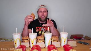 Furious Pete vs Matt Stonie  Big Mac Challenge  Stonie DESTROYS Pete [upl. by Innig]