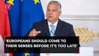 Europeans should come to their senses before its too late Hungary’s Orban warns of EUs demise [upl. by Alegnasor]