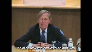 Positivismo Ético profesores Ronald Dworkin Jorge Mena Subtitulado Español [upl. by Danita847]