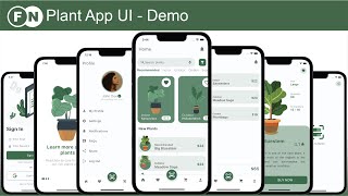 Flutter UI Design  Plant App  Demo [upl. by Girard814]