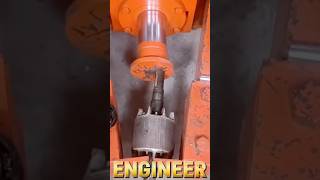 Hydraulic Press use in Metal Shaft Removal shortsvideo machine automachine [upl. by Attenauq156]