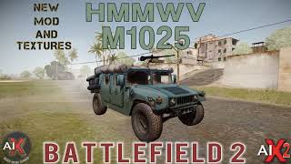 BF2 Review New Mod HMMWVM1025 and Textures [upl. by Claudine663]