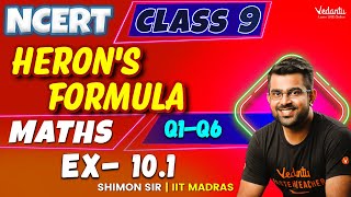 Herons Formula  Exercise 101  Class 9  CBSE 2025 🌟 Shimon Sir [upl. by Yeltneb]