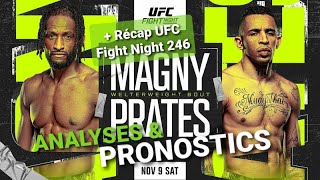 Magny vs Prates  UFC Fight Night 247  Analyses amp Pronostics mma ufc youtubecreatorcommunity [upl. by Lorrac]