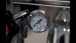 【Trainee Barista】ECM Mechanika V Slim Espresso Machine Practice [upl. by Dolph]