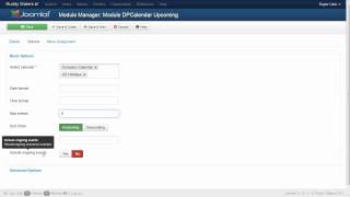 DP Upcoming Event Module Setup [upl. by Wyatt]