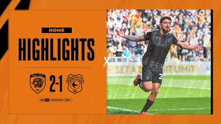 Hull City 21 Cardiff City  Highlights  Sky Bet Championship [upl. by Ebocaj]