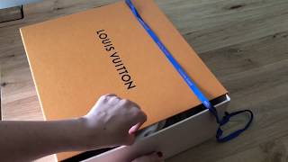 Louis Vuitton LAUREATE PLATFORM DESERT BOOT  Unboxing  KathyStyle [upl. by Asilrak758]