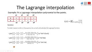 Lagrange Interpolating Polynomial [upl. by Assenad]