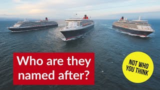 Who are Cunard’s Queens REALLY named after [upl. by Trixie]