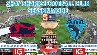 SANFL23 SEASON MODE  Minor Premiers And Footy Demolition Of The RedLegs 🦈 [upl. by Atteirneh908]