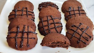 GALLETAS de CHOCOLATE🍪🍫  Receta casera fácil y rápida [upl. by Lady]