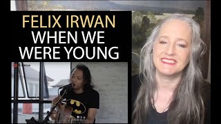 Voice Teacher Reaction  Felix Irwan  When We Were Young Adele Cover [upl. by Brear]