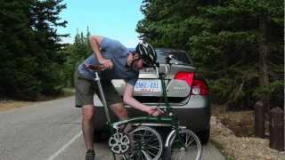 Brompton Folding Bicycle Demonstration 1080p [upl. by Dnomasor597]