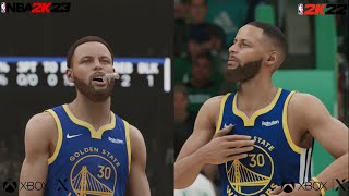 NBA 2K23 v NBA 2K22  Xbox Series X NextGen Graphics Comparison 1080p 60FPS HD [upl. by Epilihp]