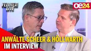 FELLNER LIVE Anwälte Scheer amp Höllwarth im Interview [upl. by Lunetta991]