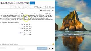 Using StatCrunch to perform hypothesis testing on proportions of jury selections [upl. by Connor]