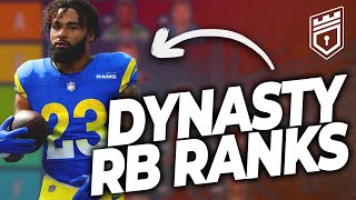 Top 24 Dynasty RB Rankings  Tiers THIS IS A MESS  Dynasty Fantasy Football 2024 [upl. by Caines]