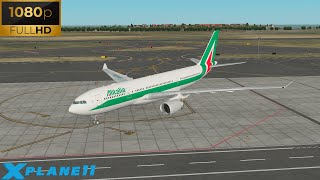 X Plane 11  Plane spotting at Bari Airport along with beautiful beaches [upl. by Humphrey335]