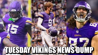 Minnesota Vikings News Dump 10222024  Dallas Turner Monster McCarthy 2025 Hockenson 5050 [upl. by Klepac]