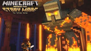 Minecraft Story Mode Season 2 Episode 4 All Boss Fights [upl. by Alemac]