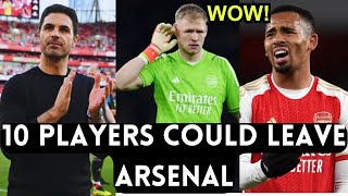 10 Players could LEAVE Arsenal Huge Summer ShakeUp [upl. by Nils]