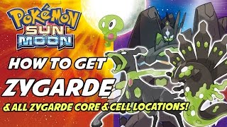 How to Get Zygarde in Pokemon Sun and Moon  All Zygarde Core amp Cell Locations [upl. by Lirba]