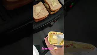 Sandwich breakfast food 🥪 🍞 shortsfeed cheese potato healthy happy [upl. by Tsnre]