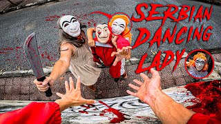 MONEY HEIST vs SERBIAN LADY DANCING ESCAPE IN REAL LIFE 50 HORROR PARKOUR POV [upl. by Aniles]